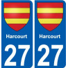 27 Léry stemma adesivo piastra adesivi città