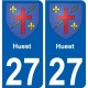27 Léry wappen aufkleber typenschild aufkleber stadt