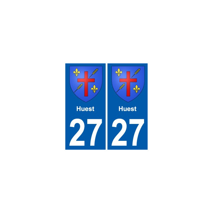27 de Léry escudo de armas de la etiqueta engomada de la placa de pegatinas de la ciudad