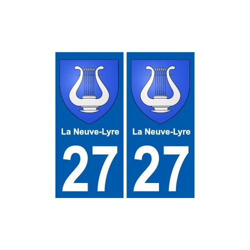 27 Léry blason autocollant plaque stickers ville