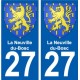 27 Léry wappen aufkleber typenschild aufkleber stadt