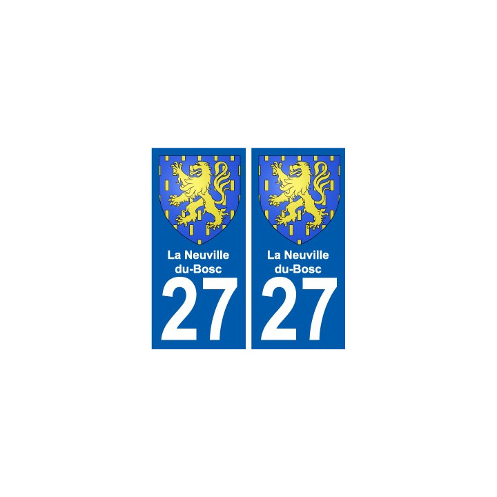27 Léry blason autocollant plaque stickers ville