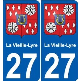 27 Léry coat of arms sticker plate stickers city