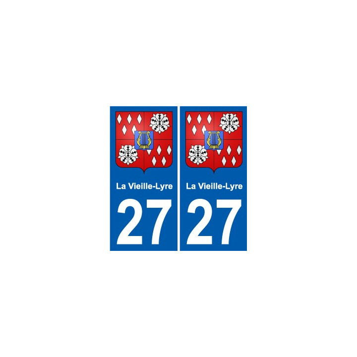27 Léry blason autocollant plaque stickers ville