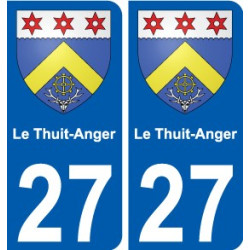 27 Léry stemma adesivo piastra adesivi città