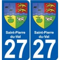 27 Léry blason autocollant plaque stickers ville