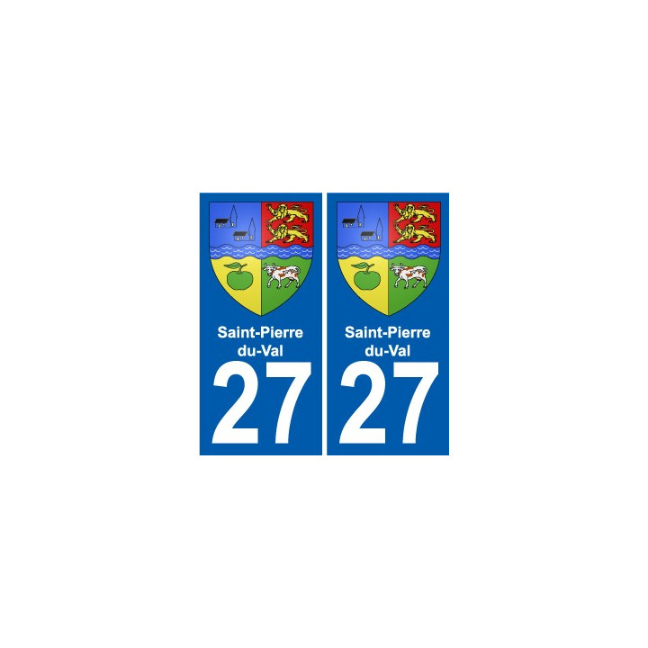 27 Léry blason autocollant plaque stickers ville