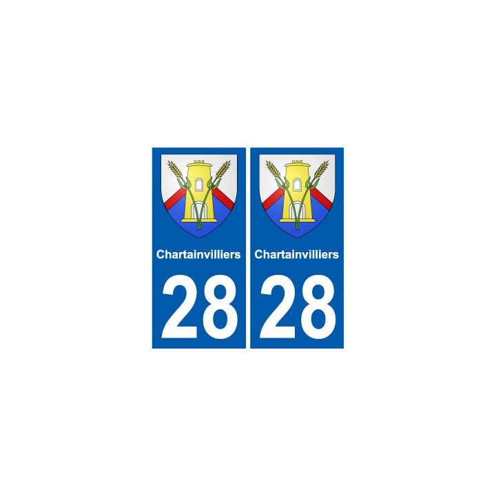 28 Dammarie blason autocollant plaque stickers ville