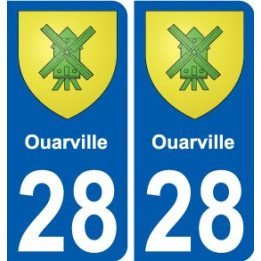28 Dammarie blason autocollant plaque stickers ville