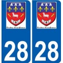 28 Dammarie-logo-aufkleber typenschild aufkleber stadt