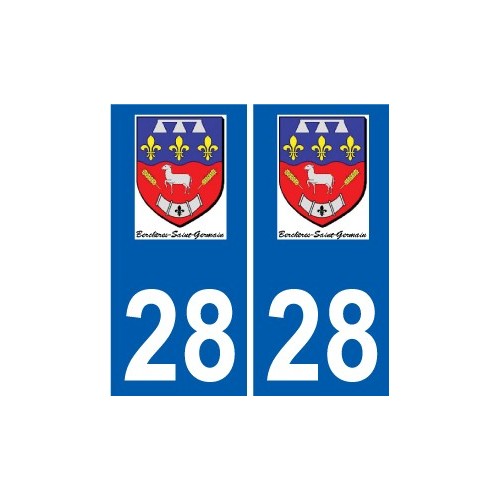 28 Dammarie logo autocollant plaque stickers ville