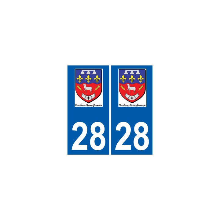 28 Dammarie logo sticker plate stickers city