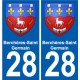 28 Dammarie wappen aufkleber typenschild aufkleber stadt
