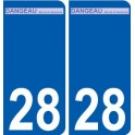 28 Dammarie logo sticker plate stickers city