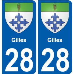 28 Dammarie blason autocollant plaque stickers ville
