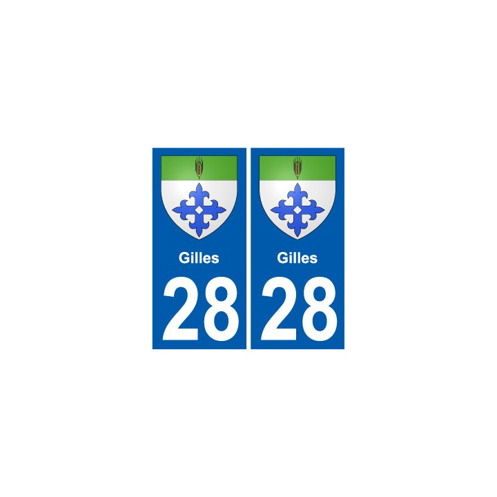 28 Dammarie coat of arms sticker plate stickers city