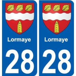 28 Dammarie blason autocollant plaque stickers ville