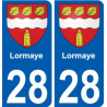 28 Dammarie coat of arms sticker plate stickers city
