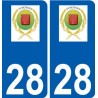 28 Dammarie-logo-aufkleber typenschild aufkleber stadt