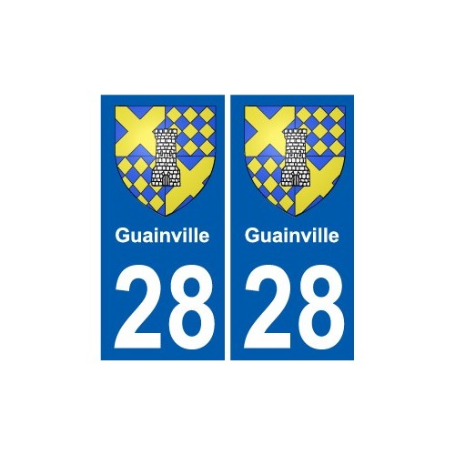 28 Dammarie coat of arms sticker plate stickers city