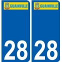 28 Dammarie logo adesivo piastra adesivi città