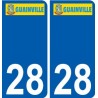 28 Dammarie-logo-aufkleber typenschild aufkleber stadt