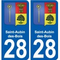 28 Dammarie blason autocollant plaque stickers ville