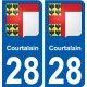 28 Dammarie wappen aufkleber typenschild aufkleber stadt