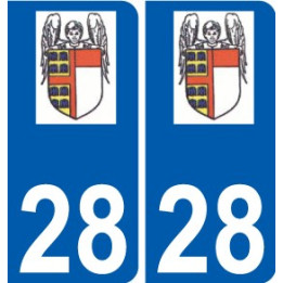 28 Dammarie-logo-aufkleber typenschild aufkleber stadt