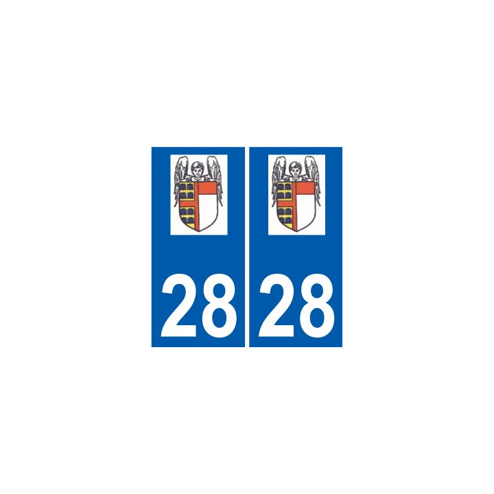 28 Dammarie logo sticker plate stickers city
