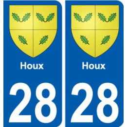 28 Dammarie blason autocollant plaque stickers ville