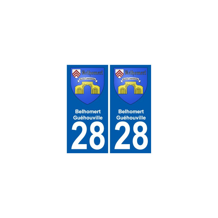 28 Dammarie blason autocollant plaque stickers ville