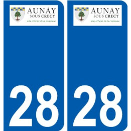 28 Dammarie-logo-aufkleber typenschild aufkleber stadt