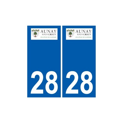 28 Dammarie logo adesivo piastra adesivi città