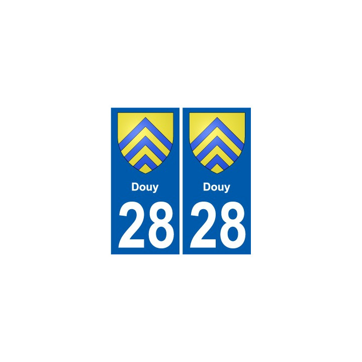 28 Dammarie coat of arms sticker plate stickers city