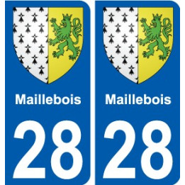 28 Dammarie coat of arms sticker plate stickers city