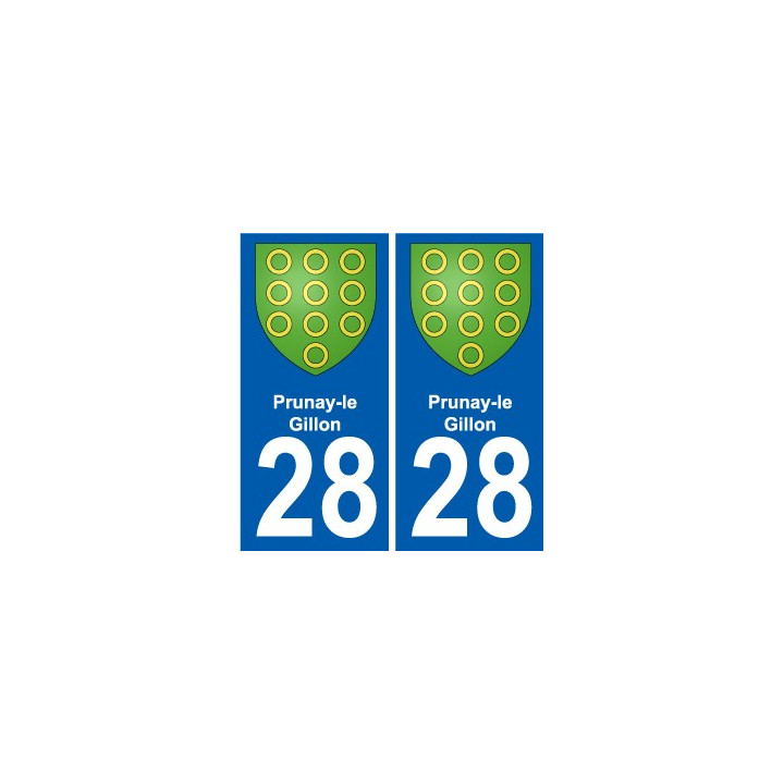 28 Dammarie coat of arms sticker plate stickers city