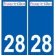 28 Dammarie logo sticker plate stickers city