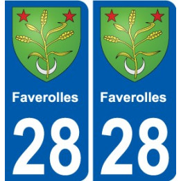 28 Dammarie coat of arms sticker plate stickers city
