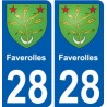 28 Dammarie coat of arms sticker plate stickers city