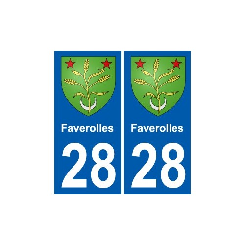 28 Dammarie blason autocollant plaque stickers ville