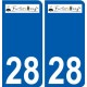 28 Dammarie-logo-aufkleber typenschild aufkleber stadt