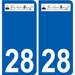 28 Dammarie logo sticker plate stickers city