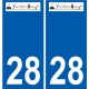 28 Dammarie logo adesivo piastra adesivi città