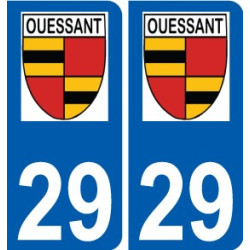 29 de Penmarch logotipo de la etiqueta engomada de la placa de pegatinas de la ciudad