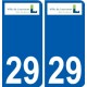 29 Penmarch logo adesivo piastra adesivi città