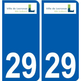 29 Penmarch logo sticker plate stickers city