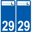 29 Penmarch logo autocollant plaque stickers ville