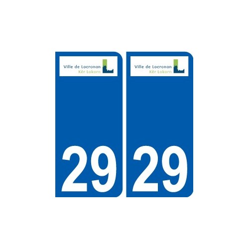 29 de Penmarch logotipo de la etiqueta engomada de la placa de pegatinas de la ciudad