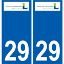 29 Penmarch logo adesivo piastra adesivi città